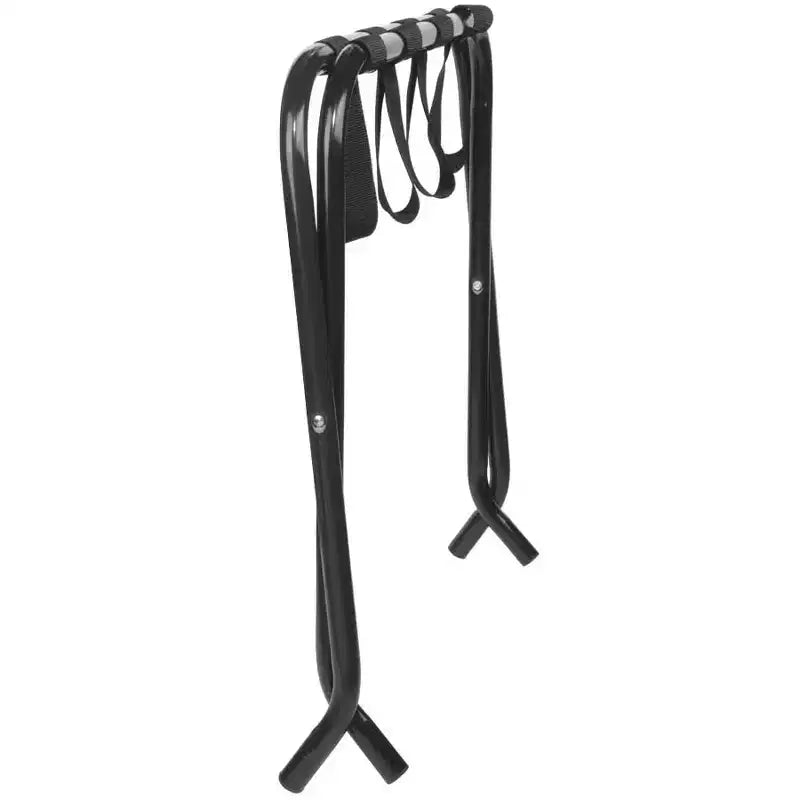 Porte-bagages pliant, support de valise élégant, noir