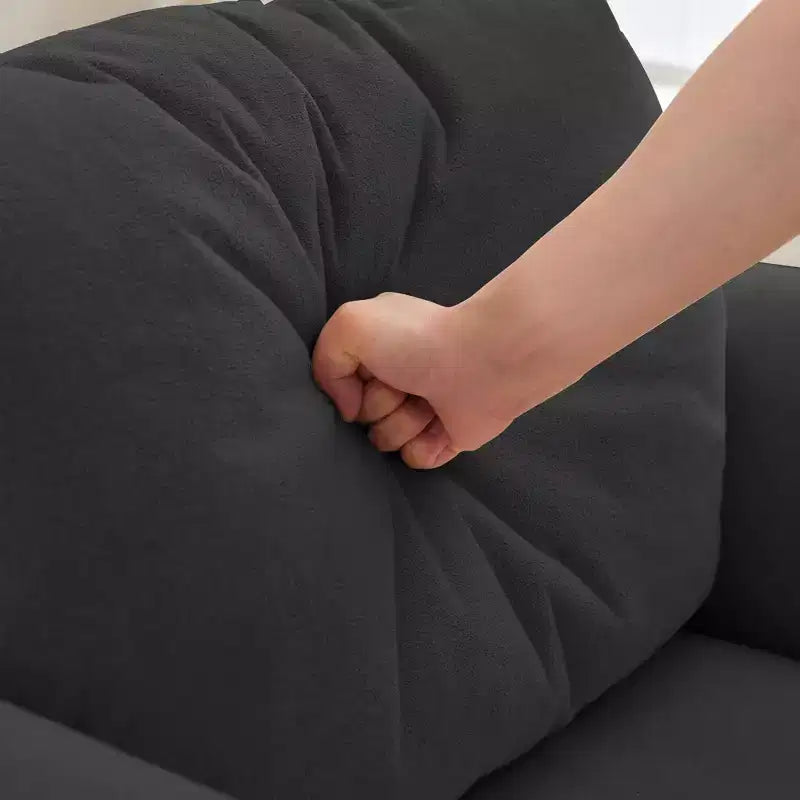 Fauteuil d'appoint en laine d'agneau Moore pour chambre à coucher, salle de réception, coin lecture, salon
