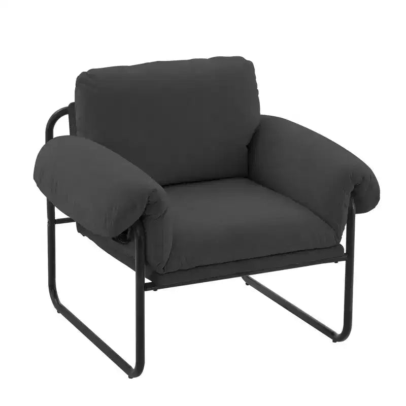 Fauteuil d'appoint en laine d'agneau Moore pour chambre à coucher, salle de réception, coin lecture, salon