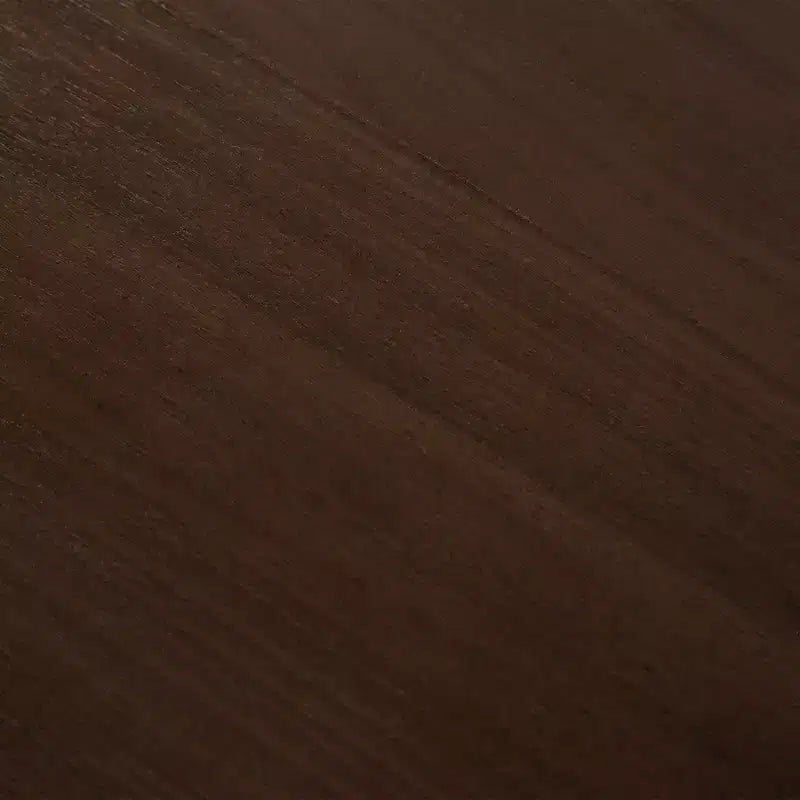 Table à manger ovale Dovelina noire avec double piédestal en rotin pour 6 personnes, 67 po.
