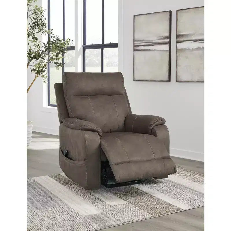 Fauteuil inclinable releveur électrique avec chauffage, massage, port de charge USB - Fauteuil releveur électrique en similicuir
