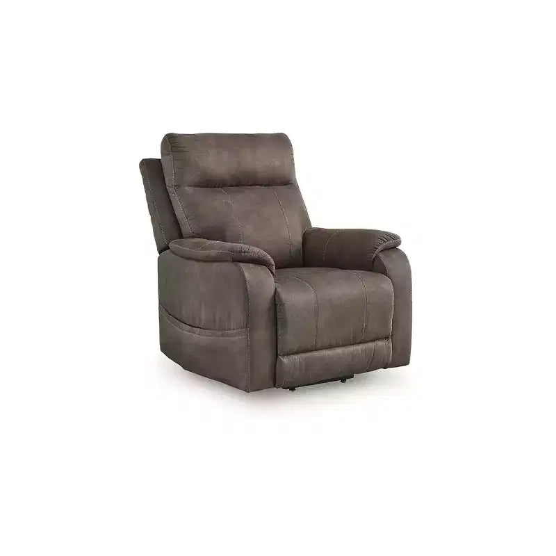 Signature Design by Ashley Crestmeade Power Lift Recliner Chair with Heat, Massage, USB Charging - Faux Leather Electric Lift Chair