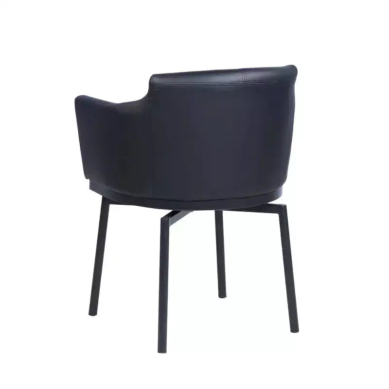 Fauteuil club moderne pivotant à mémoire de forme