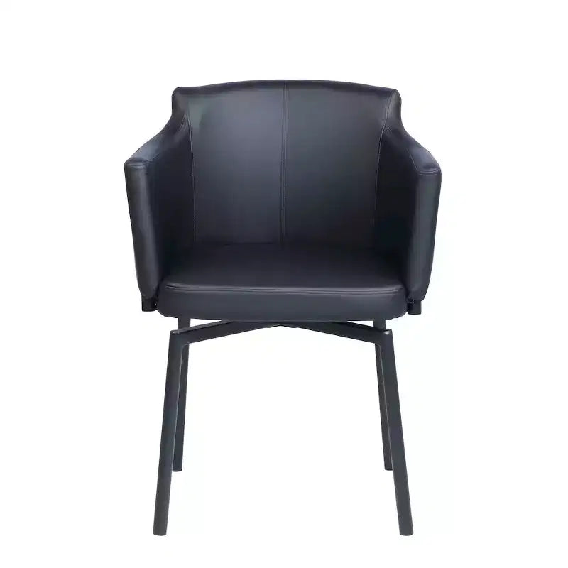 Fauteuil club moderne pivotant à mémoire de forme