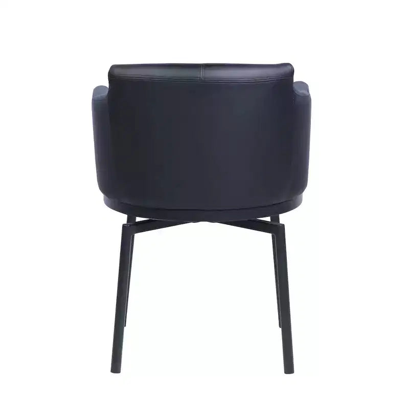 Fauteuil club moderne pivotant à mémoire de forme