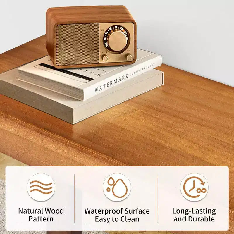 Table console rectangulaire en bois de 46 po