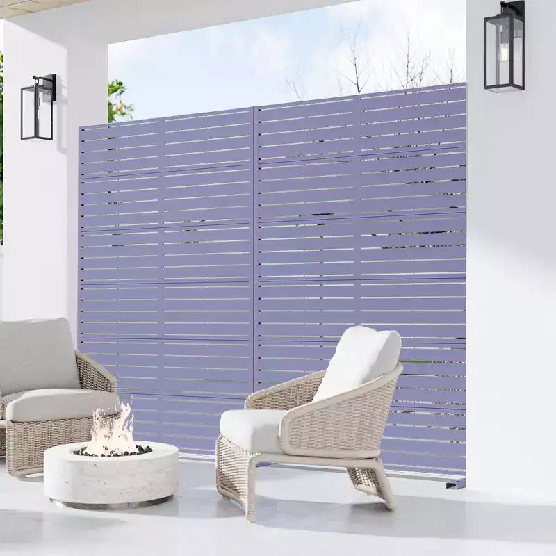 72 po. H  Brise-vue décoratif pour jardin
