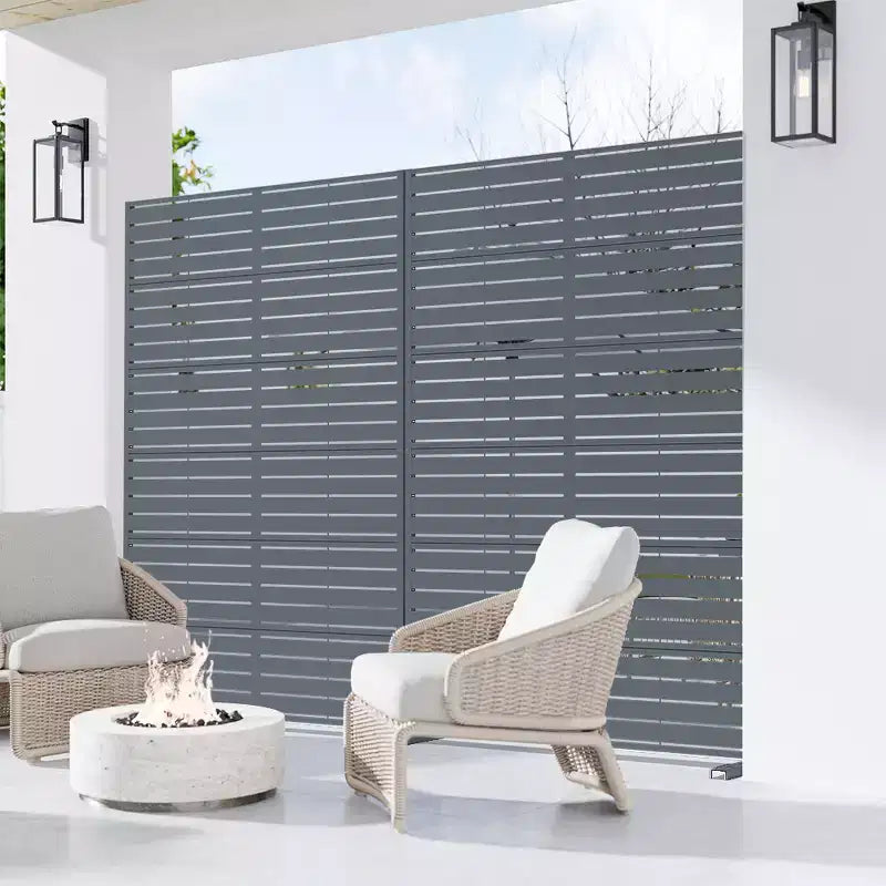 72 po. H  Brise-vue décoratif pour jardin