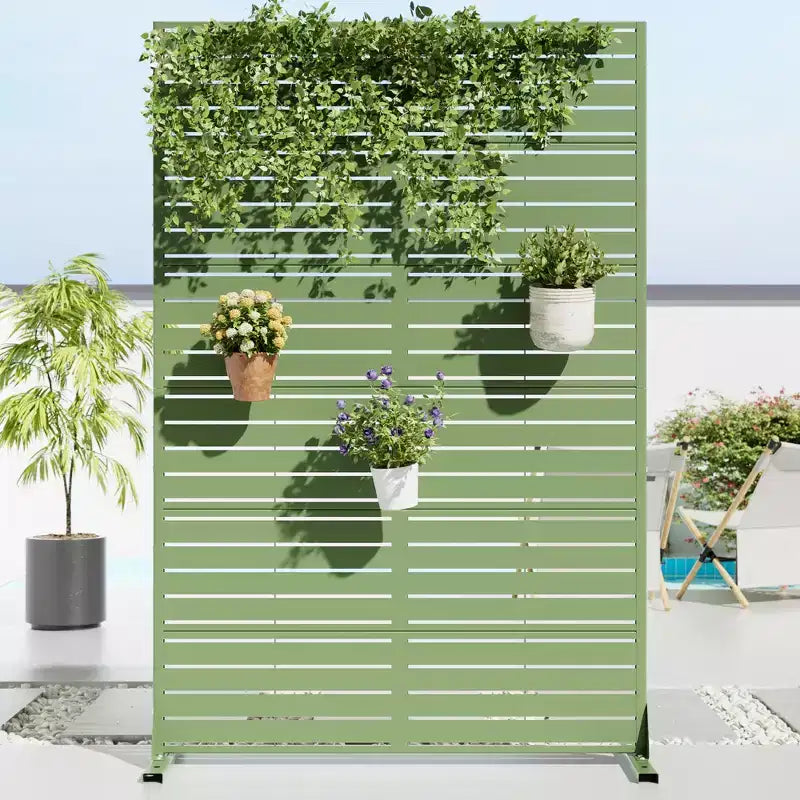 72 po. H  Brise-vue décoratif pour jardin