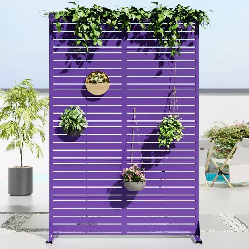 72 po. H  Brise-vue décoratif pour jardin