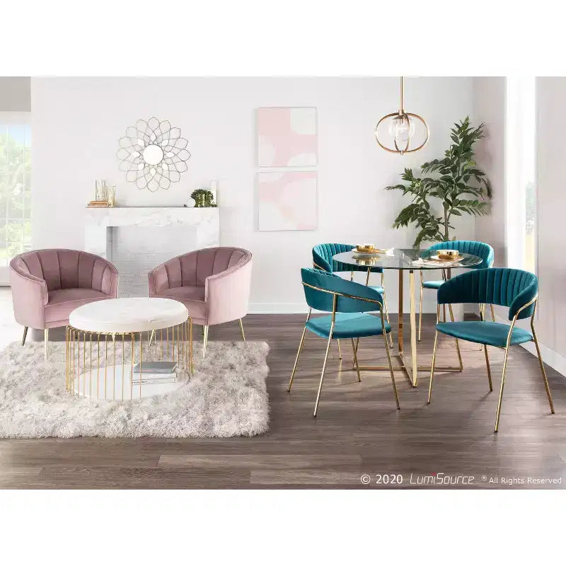 Fauteuil d'appoint contemporain rembourré