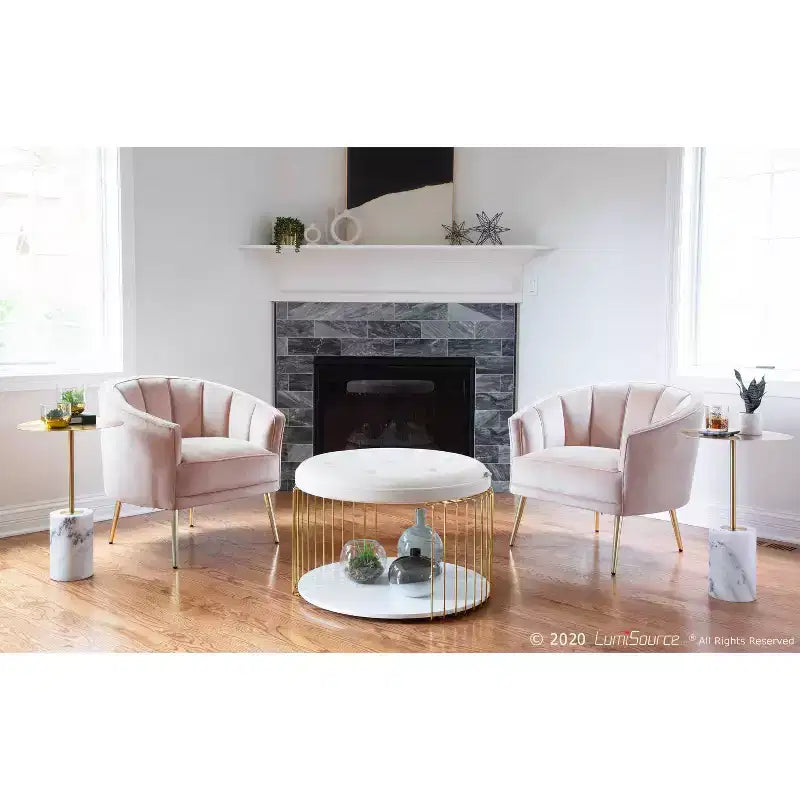 Fauteuil d'appoint contemporain rembourré