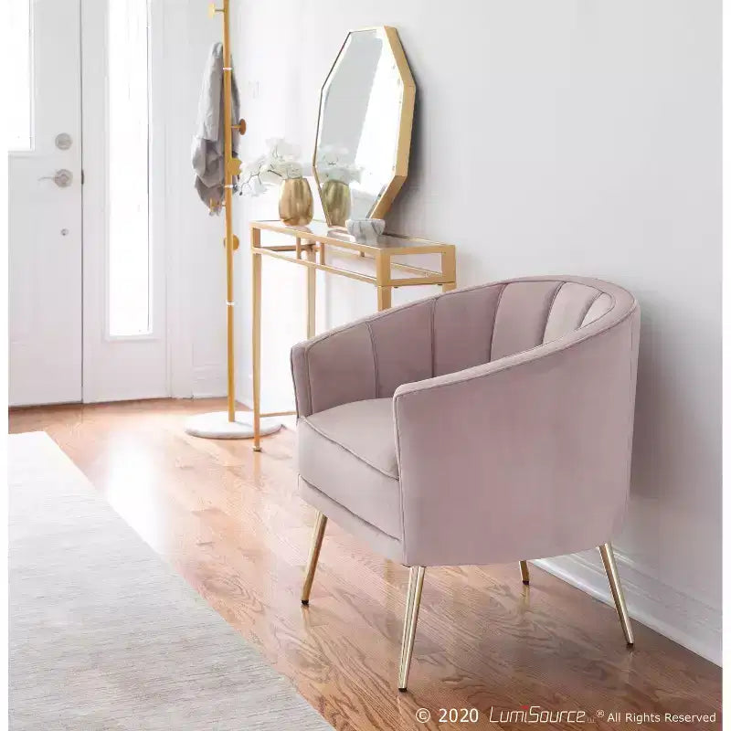 Fauteuil d'appoint contemporain rembourré