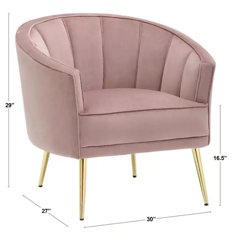 Fauteuil d'appoint contemporain rembourré