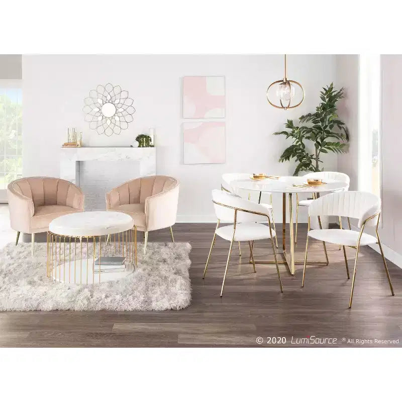 Fauteuil d'appoint contemporain rembourré