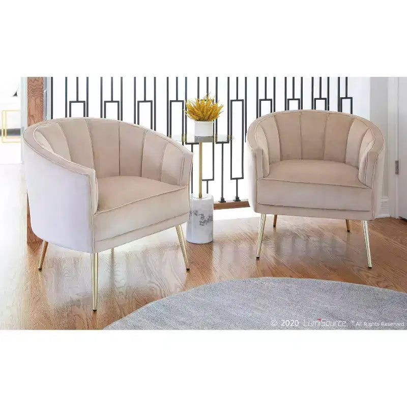 Fauteuil d'appoint contemporain rembourré
