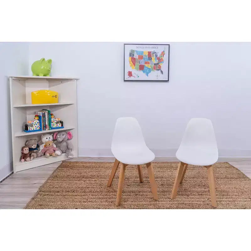 Set of 2 Kids' Chairs with Beech Legs - Gift Mark
