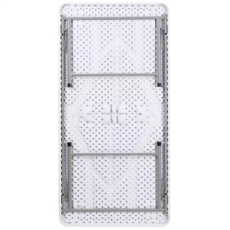 Table d'activités pliante en plastique blanc granit pour enfant de 1,50 m - Table de jeu