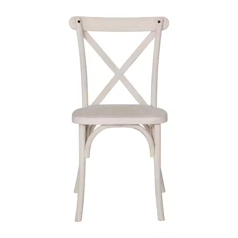 Chaise en résine à croisillons