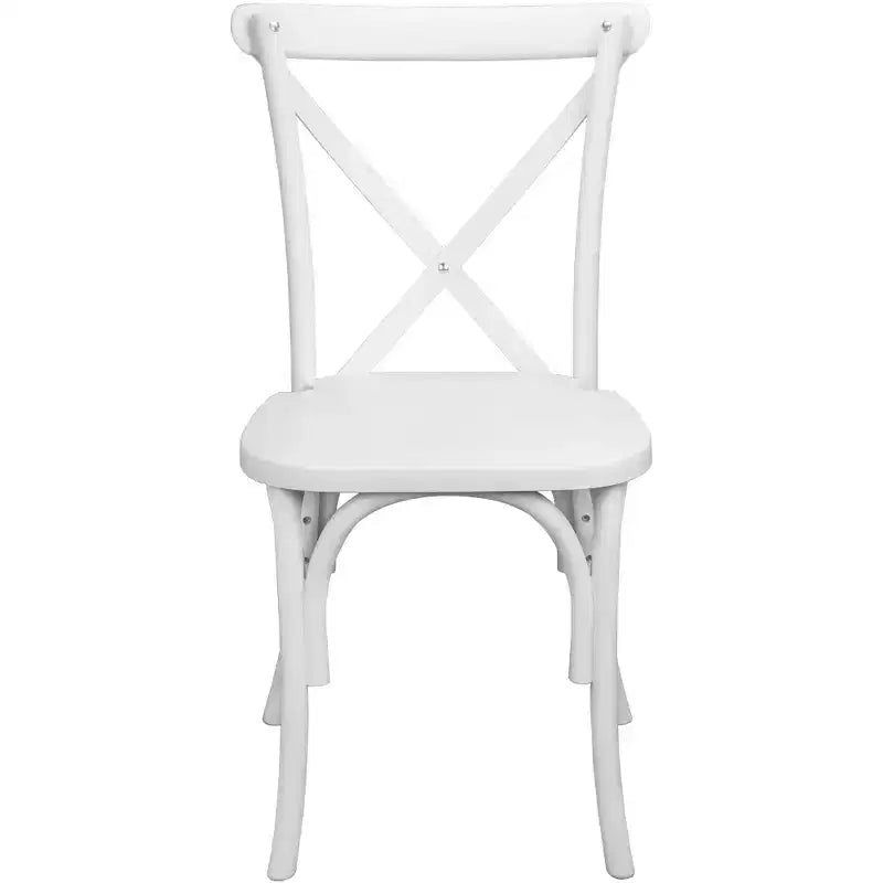 Chaise en résine à croisillons