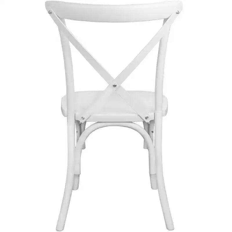Chaise en résine à croisillons