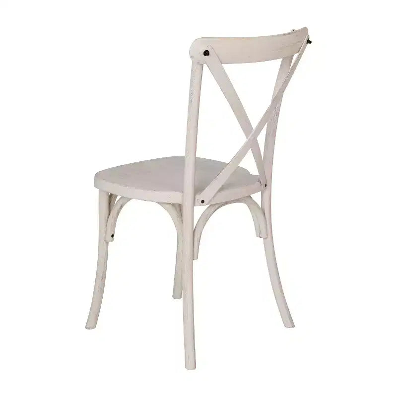 Chaise en résine à croisillons