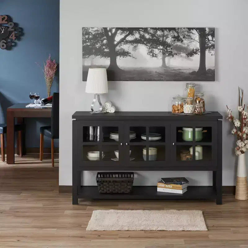 Buffet de Rangement Vitré Contemporain - HOMES: Inside + Out