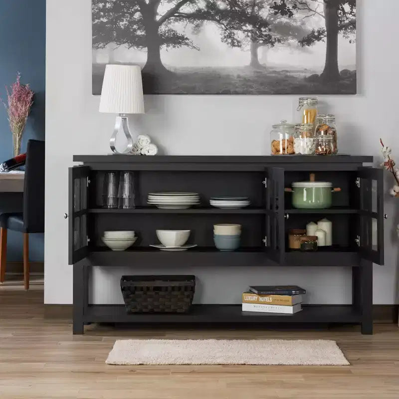Buffet de Rangement Vitré Contemporain - HOMES: Inside + Out