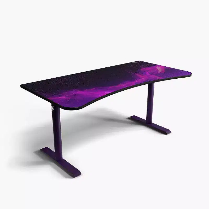 Tapis de souris lavable pour bureau de jeu incurvé ultralarge et 3 découpes personnalisées pour support d'écran avec gestion des câbles
