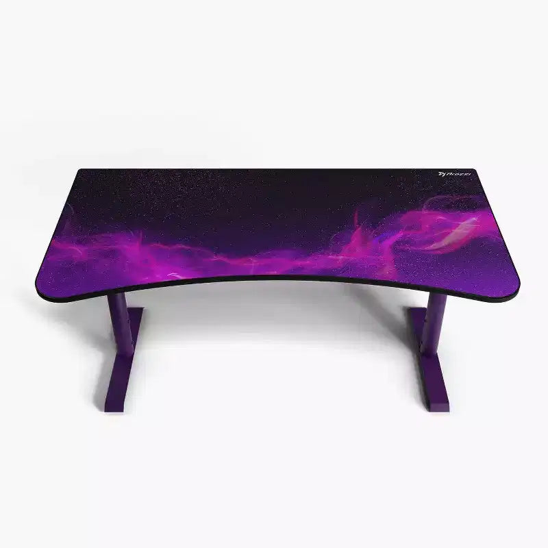 Tapis de souris lavable pour bureau de jeu incurvé ultralarge et 3 découpes personnalisées pour support d'écran avec gestion des câbles