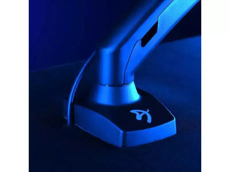 Tapis de souris lavable pour bureau de jeu incurvé ultralarge et 3 découpes personnalisées pour support d'écran avec gestion des câbles